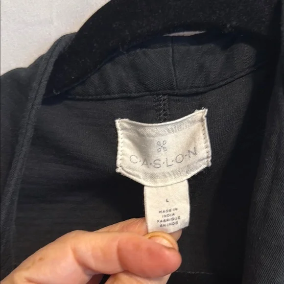 Caslon Drape Collar Knit Blazer – Size Large (12/14) - Picture 6 of 7